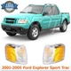 Left and Right Corner Parking Light Lamp Set For 01-05 Ford Explorer Sport Trac