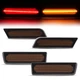 4X Smoke Red & Amber LED Side Marker Lights For Ford Transit Connect 2010-2013