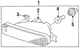 Genuine Nissan Park Lamp Assembly 26135-70F25
