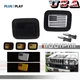 For Smoked 2003-2009 Hummer H2 LED Corner Signal Lights Parking Lamps Left+Right
