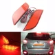 2 Red Lens LED Bumper Reflector Tail Stop Brake Light For Subaru Impreza WRX STI