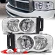 Clear OE Style Replacement Headlight Lamp For 2002-2005 Dodge Ram 1500 2500 3500