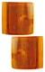 For 1994-2002 GMC C1500 Corner Light Set Driver and Passenger Side
