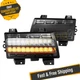 Anzo Sequential Chrome Smoke LED Side Marker Lights for 18-21 Jeep Wrangler