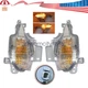 2Pcs For Mazda 3 / 3 Sport 2017-2018 Front Left + Right Side Turn Signal Light