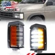 2PCS Full LED Corner Side Marker Lights For 88-95 Nissan Pathfinder & 88-89 D21