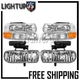 Head Signal Fog Lights Combo Set for 1999-2006 CHEVY SUBURBAN TAHOE SILVERADO