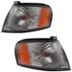 For Nissan 200SX 1995-1998 Parking Light Driver and Passenger Side Pair Halogen