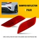 Rear Bumper Reflector Light Lamp Case Left&Right Fit 2016-2017 Subaru Crosstrek