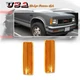 2X Amber Lens Side Corner Marker Lights For Chevy S10 GMC Jimmy S15 Oldsmobile