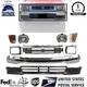 Front Bumper + Grille Chrome + Valance + Lamps For 1992-1995 Toyota Pickup 4WD