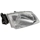 Headlight For 2000 2001 2002 Mazda 626 Right Clear Lens With Bulb