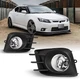 Pair Clear Lens Fog Lights For Scion tC 2011-2013 w/ Bezel+Wiring+Switch Kit