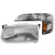 Headlight Lamp  Left Hand Side Driver for Ford Explorer Mercury Mountaineer 1997