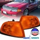 Fits 1992-1995 Honda Civic 3Dr Hatchback Corner Signal Lights 92-95 Replacement