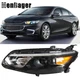 For Chevy Malibu 2016 2017 2018 Driver Side Black Clear Headlight Halogen