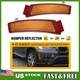 Amber Lens Front Bumper Side Marker Reflector Light For 2011-2013 BMW E70 X5 2x