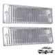 BMW 3 Series E30 Front Indicator Lens Set White 83-91 Repeater Pair Left Right