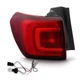 LED Tail Light For 2017-2019 GMC Acadia With Bulb Outer Lamp Chrome Left Driver