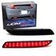 Smoked Lens LED Rear Bumper Reflector Lights For Honda CRZ CRV Insight TSX Wagon
