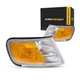 For Honda Accord 1994-1997 Side Marker Light Driver Passenger Side Pair Plastic