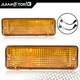 1Pair Turn Signal Light Lamps Left & Right Plastic Fit For 1984-89 Toyota Pickup