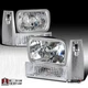 Fit 84-96 Jeep Cherokee 86-92 Comanche Clear Corner+Bumper Light+7"x6" Headlight