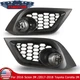Pair Fog Lights For 16-18 Toyota Corolla IM/16 Scion iM w/Bezel+Switch Kit Clear