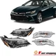 4PCS For 2015 2016 2017 Toyota Camry LE SE Black Right&Left Headlights Fog Lamps