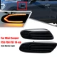 2x Smoked For Mini Cooper F55 F56 F57 14-up LED Front Fender Side Marker Light