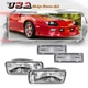 Clear Bumper Turn Signal Lights & Side Marker Lights For Chevrolet Camaro 85-92