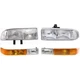 Headlight For 1998-2004 Chevrolet S10 Left and RIght With Turn Signals