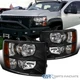 Black Fit 2007-2014 Chevy Silverado 1500 2500 3500 Headlights Headlamps Assembly Black Fit 2007-2014 Chevy Silverado 1500 2500 3500 Headlights Headlamps Assembly