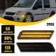 2X LED Side Marker Light Front Amber Fit 10-13 Ford Transit Connect 9T1Z15A201C