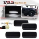 4X Smoke Front/Rear White LED Fender Side Marker Lamp For 10-18 RAM Double Wheel