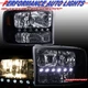 1 Piece Style Black Headlights for 1999-2004 Ford SuperDuty and Excursion