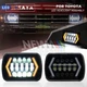 Fit Toyota Pickup Truck 7x6 Inch Sealed Beam H4 H/L DRL Signal LED Headlight Kit