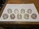 Lucas L594 Glass Clear Lens. Mini.M/Minor.Austin A30.A35.Landrover.Standard