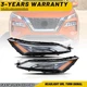 Pair For 2021-2025 Nissan Rogue Halogen Headlight LED DRL Turn Signal Left+Right