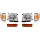Front Turn Signal Light Kit Halogen For 1997-2000 Toyota Tacoma Base DLX SR5