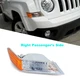 Front Right Side Parking Light Turn Signal Lens Cover For 2007-2017 Jeep Patriot