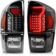 2016-23 Tail Lights LED For Toyota Tacoma Rear Brake Assembly Lamps Clear Smoke