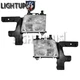 Headlights Headlamps for 1998-2003 Dodge Ram Van Pair Left right set