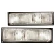 Front Driver & Passenger Front Parking/Signal Lamps 1988-89 Chevy GMC C1500
