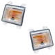 Pair Of Front Turn Signal Lights 2017-2020 Honda Ridgeline RT 3.5L 33350T6ZA11