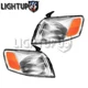Left Right Sides Pair Park Signal Lights for 1997-1999 TOYOTA CAMRY