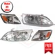 Headlight and Corner Lights halogen clear lens for 2000-2001 Lexus ES300 Base