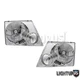 Headlights Headlamps For 2002-05 Ford Explorer 4 Door Pair Left Right Set