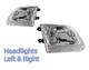 Headlights Assembly For 1997-2002 Ford F-150/ Expedition Headlamps Left & Right 