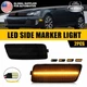 For 2010-2014 VW MK6 Golf GTI Front Amber LED Side Marker Light Lamp Smoked Pair